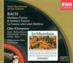 【絕版名片】巴哈：馬太受難曲 ( 3 CDs )（世紀原音81）<br>克倫培勒指揮愛樂管弦樂團與愛樂合唱團<br>Bach: St. Matthew Passion (Matthäuspassion), BWV 244<br>Klemperer